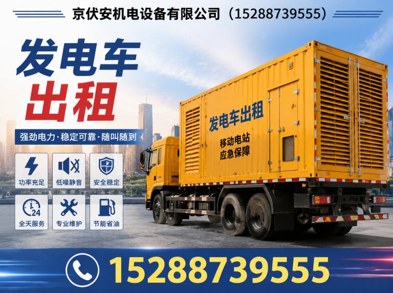 徐州发电车租赁展示图